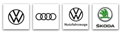 Unsere Marken, VW, Audi, VW Nutzfahrzeuge, Skoda