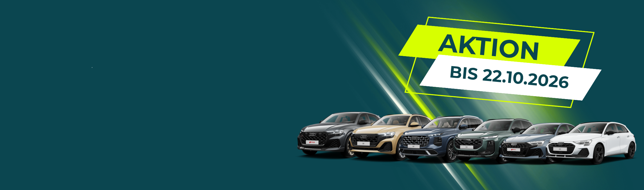 Audi Leasing-Sonderaktion im Autohaus Rudolph in M