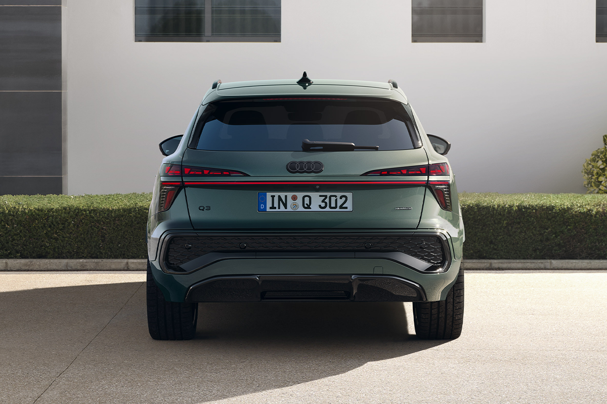 Audi Q3 SUV Heckansicht