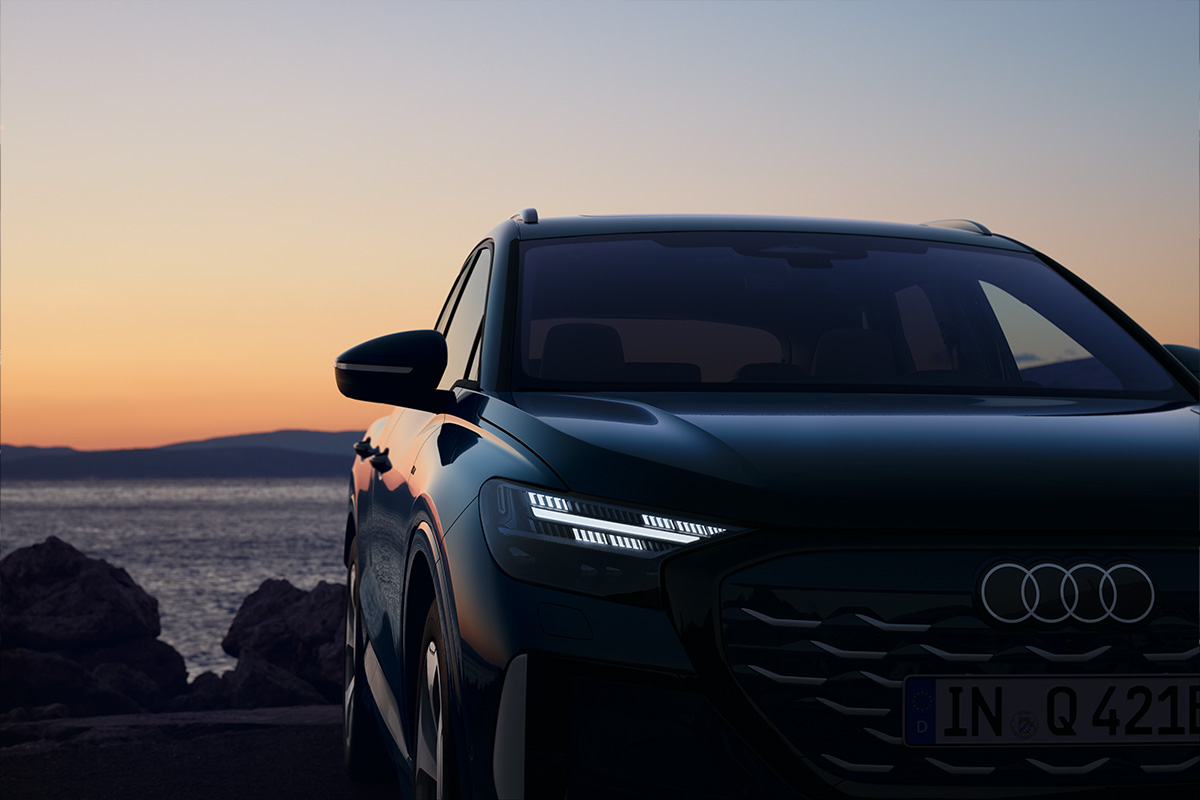 Audi Q4 SUV e-tron Lichter