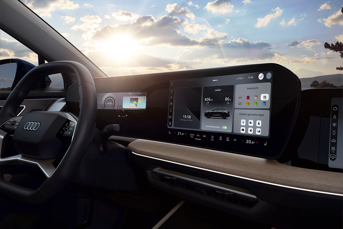 Audi Q4 SUV e-tron Lenkrad