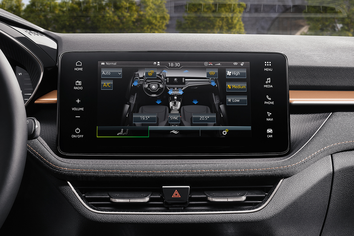 Skoda Fabia Display