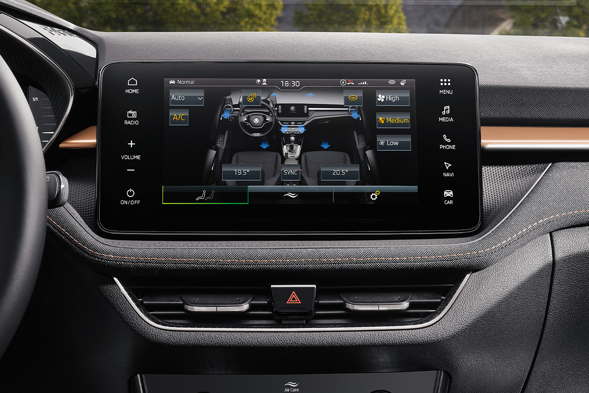 Skoda Fabia 130 Display