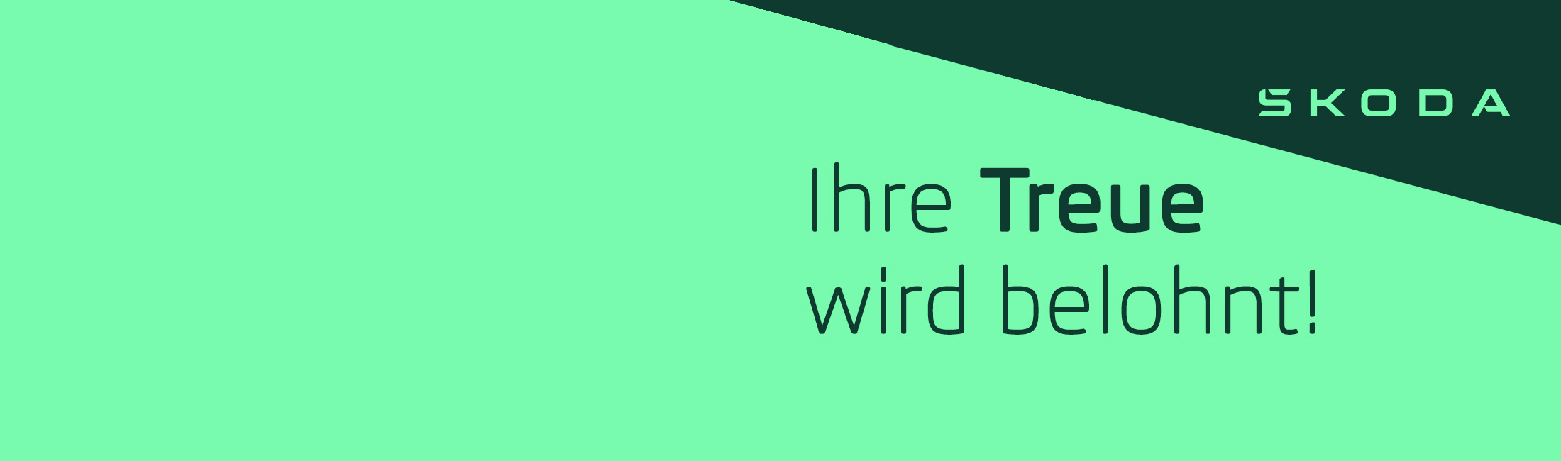Skoda Loyalit&auml;tsaktion im Autohaus Rudolph