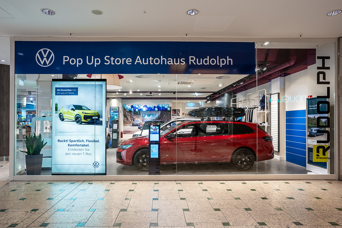 VW Pop Up Store Autohaus Rudolph