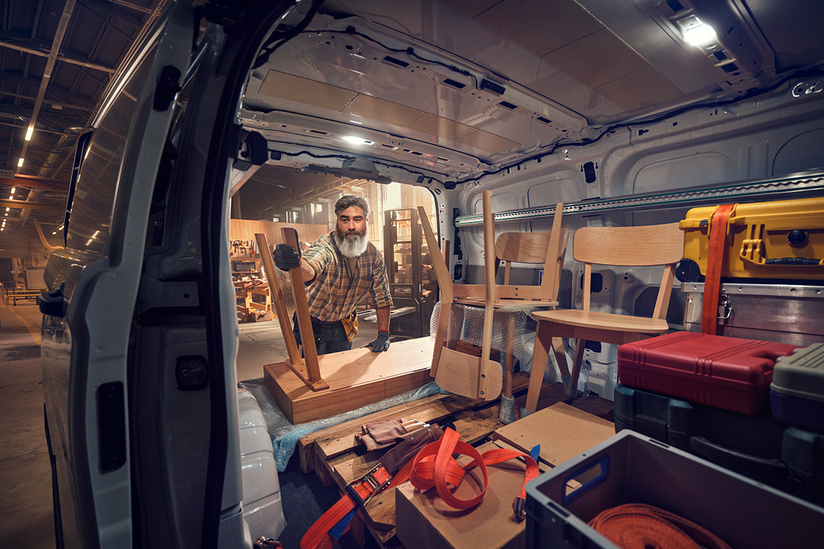 VW Transporter Kasten Laderaum