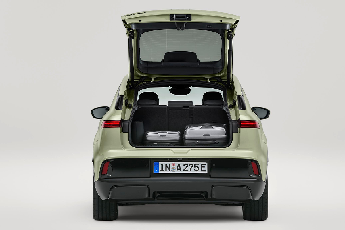 Bild zeigt Audi A2 e-tron Kofferraum