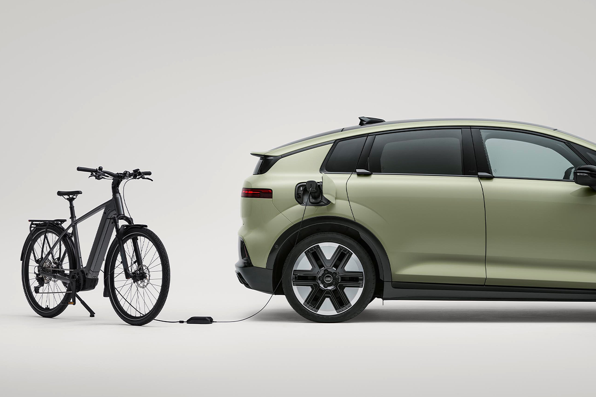 Bild zeigt Audi A2 e-tron Bidirektionales Laden