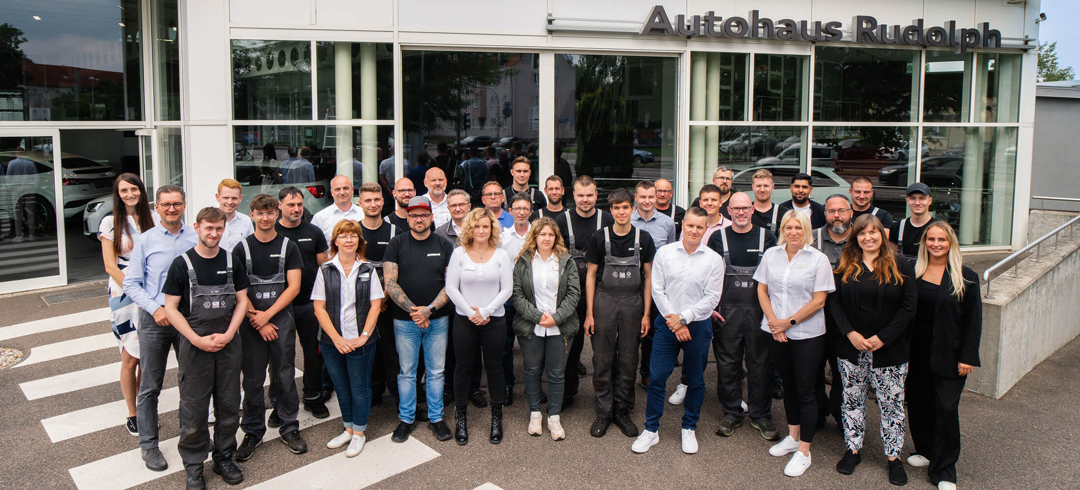 Autohaus Rudolph Merseburg Teamfoto